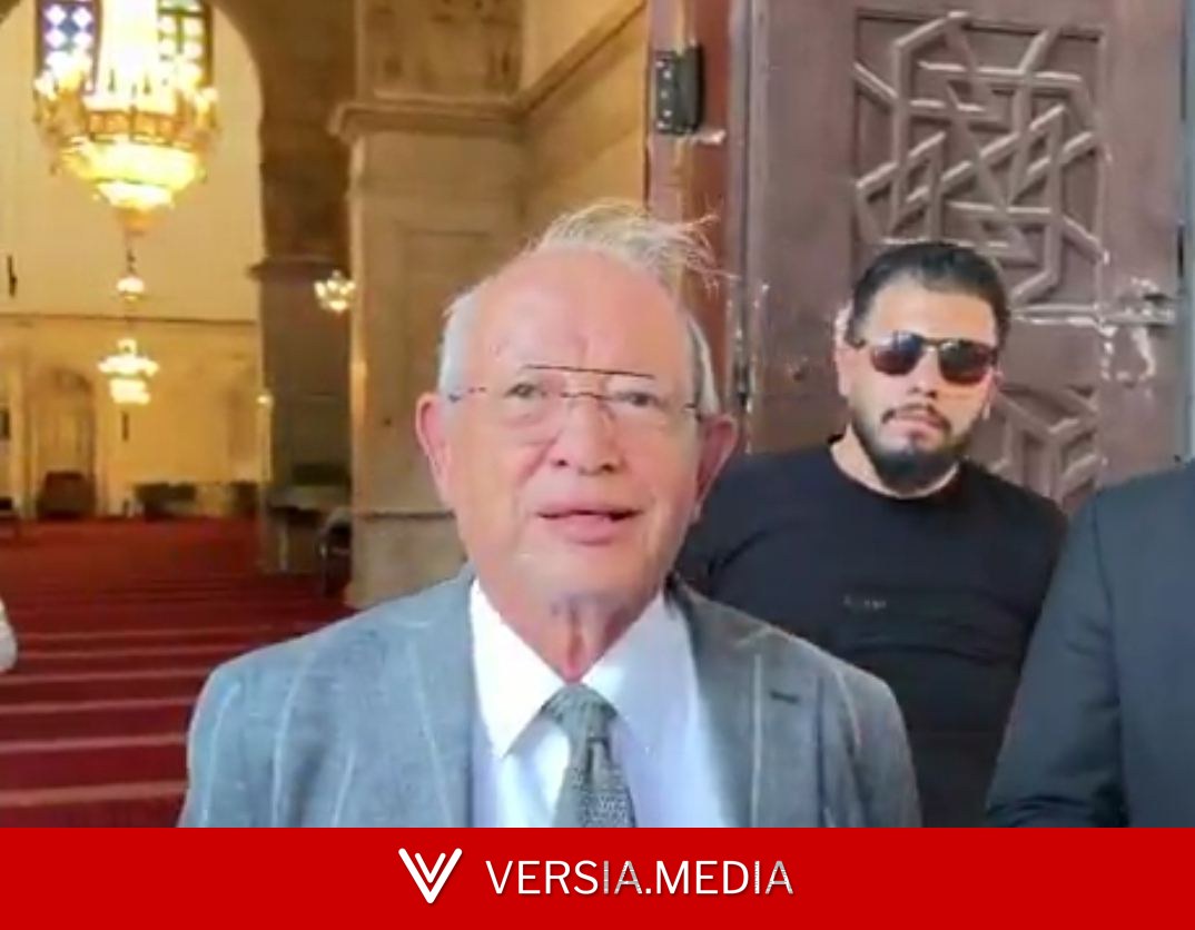 ساويرس يزور المسجد الأموي بدمشق ويوجه رسالة عن سوريا الجديدة